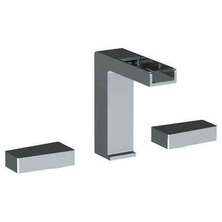 Watermark - Edge Deck Mounted 3 Hole Waterfall Lavatory Set