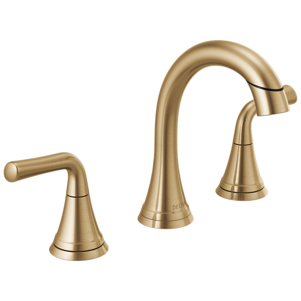 Delta - Kayra Two Handle Widespread Pull-Down Bathroom Faucet