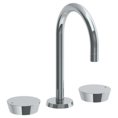 Watermark - Zen Deck Mounted 3 Hole Extended Gooseneck Lavatory Set