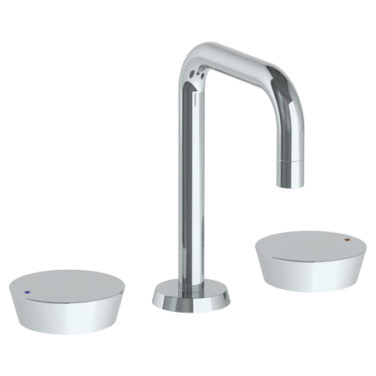 Watermark - Zen Deck Mounted 3 Hole Extended Square Spout Lavatory Set