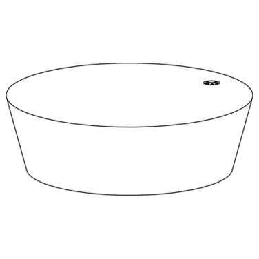 Watermark - Zen Trim For Deck Mounted Cold Valve