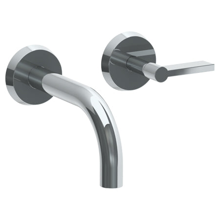 Watermark - Blue Wall Mounted 2 Hole Lavatory Set With 6 Inch Spout