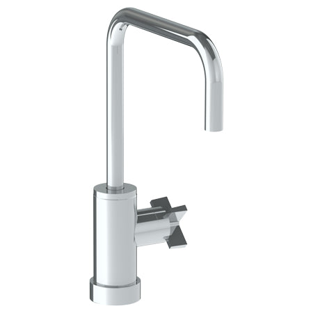 Watermark - Blue Deck Mounted 1 Hole Square Top Kitchen Faucet