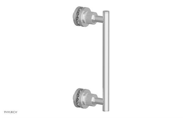 Phylrich - Dustrie 8 Inch Single Sided Shower Pull Grooved