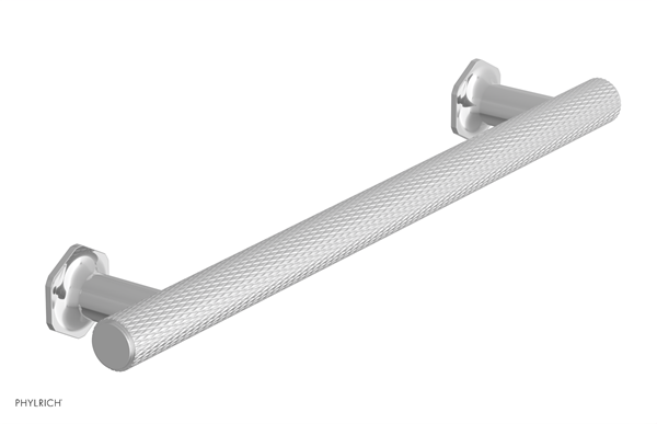 Phylrich - Dustrie 8 Inch Cabinet Pull - Knurled