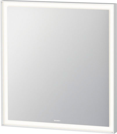 Duravit - L-Cube Sensor Control LED Mirror in Aluminum, 3500K