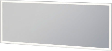 Duravit - L-Cube Sensor Control LED Mirror in Aluminum, 3500K