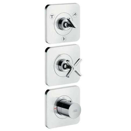 Hansgrohe - Axor Citterio E Thermostatic Module Trim 15 Inch x 5 Inch for 3 Functions