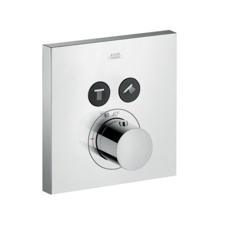 Hansgrohe - Axor ShowerSelect Thermostatic Trim Square for 2 Functions