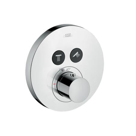 Hansgrohe - Axor ShowerSelect Thermostatic Trim Round for 2 Functions
