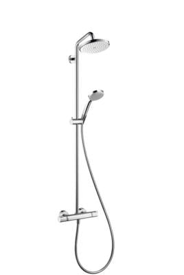 Hansgrohe - Croma Showerpipe 220 1-Jet, 2.5 GPM