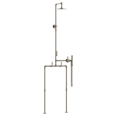 Watermark - Elan Vital Floor Mounted Exposed Shower With Hand Shower Set