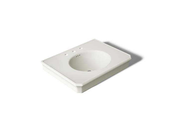 Kohler - Claude by Studio McGee 30 Inch rectangular pedestal/console table bathroom sink