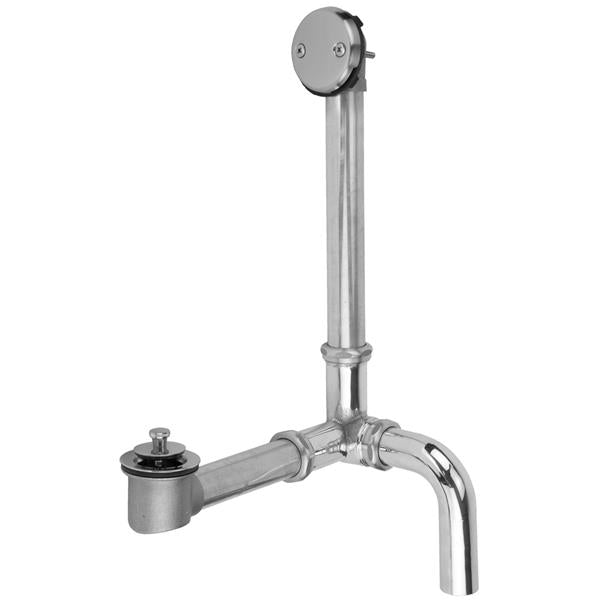 Jaclo - Brass Tub Drain Side Outlet Lift & Turn (Two Hole) Tub Waste