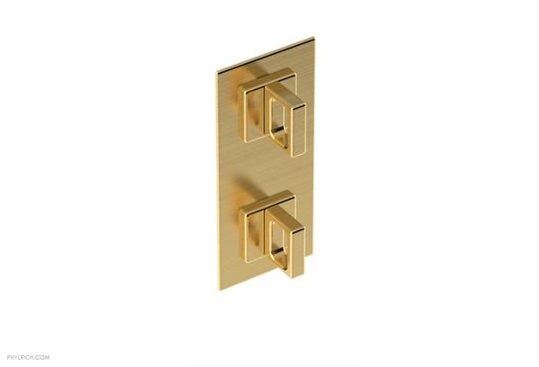Phylrich - Mix 1/2 Inch Thermostatic Valve with Volume Control or Diverter - Ring Handle