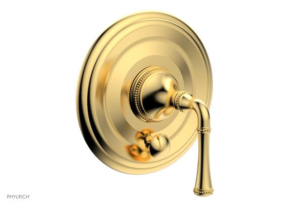 Phylrich - Beaded Pressure Balance Shower Plate with Diverter and Handle Trim Set - Lever Handle
