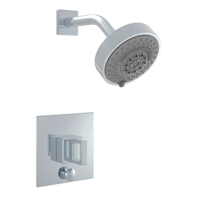 Phylrich - Mix Pressure Balance Shower and Diverter Set (Less Spout) - Ring Handle Trim Only