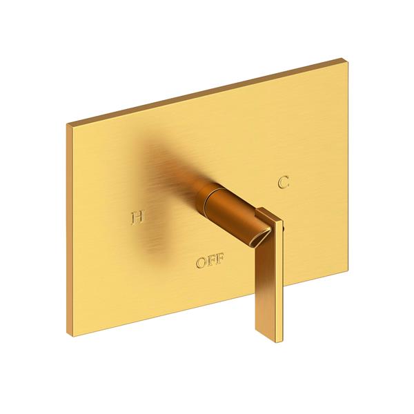 Newport Brass - Metro Balanced Pressure Shower Trim Plate with Handle. Less showerhead, arm and flange.