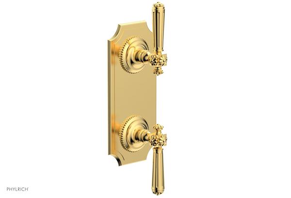 Phylrich - Marvelle 1/2 Inch Mini Thermostatic Valve with Volume Control or Diverter - Lever Handle