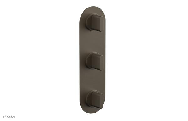 Phylrich - Rond Thermostatic Valve with Two Volume Control - Blade Handles