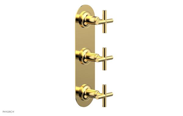 Phylrich - 3 Cross Handle 1/2 & 3/4 Ts Trim Kit