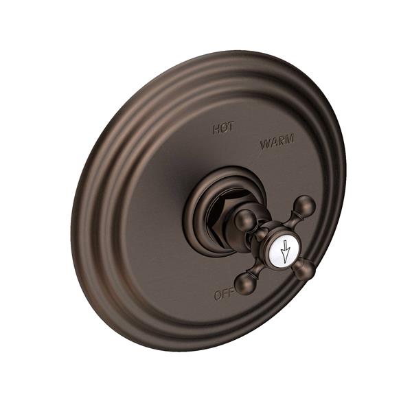 Newport Brass - Astor Balanced Pressure Shower Trim Plate with Handle. Less showerhead, arm and flange.