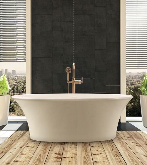 MTI - Charlotte Mineral Composite Freestanding Bathtub (65.5X32)