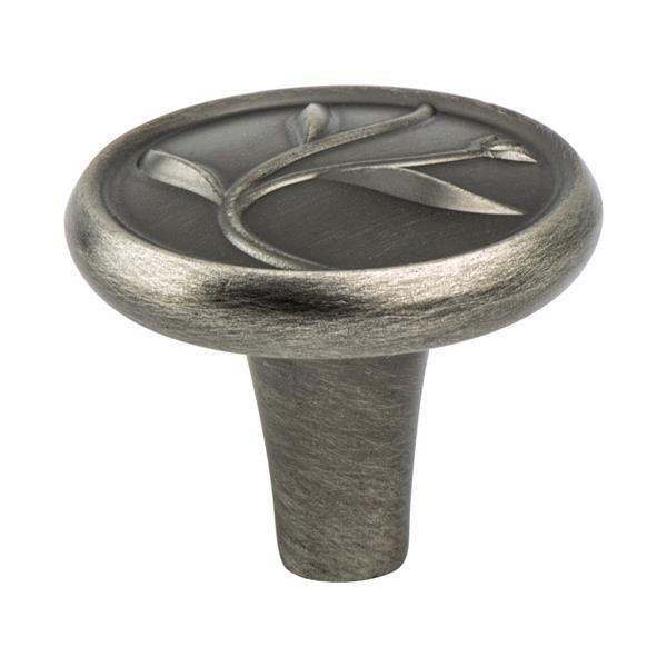 Berenson - Art Nouveau Vintage Nickel Knob