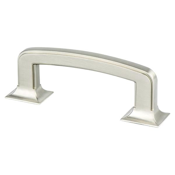 Berenson - Hearthstone 3 inch CC Brushed Nickel Pull