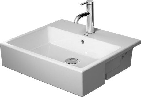 Duravit - Vero 21 5/8" Rectangular Semi-Recessed Sinklow
