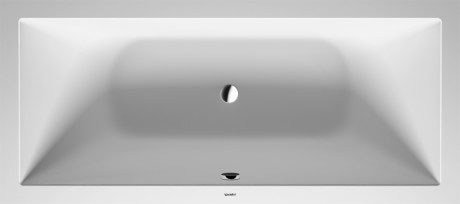 Duravit - DuraSquare 70 7/8" x 31 1/2" Rectangular Drop In Bathtub in White Solid Surface