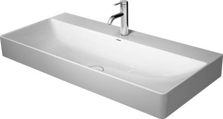 Duravit - DuraSquare 39 3/8" Rectangular Vessel Sink in White