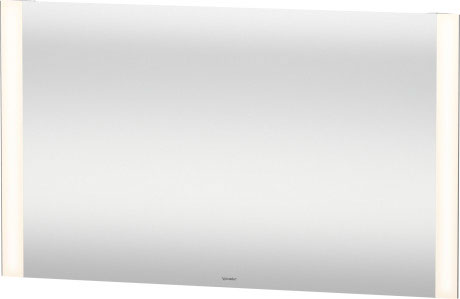 Duravit - Light & Mirror Switch Control LED Mirror in Aluminum, 4000K