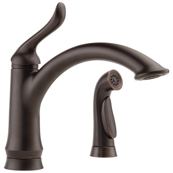 Delta - Linden Single Handle Kitchen Faucet With Spray