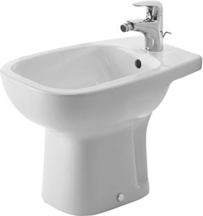 Duravit - D-Code Single Hole Horizontal Spray Floorstanding Bidet in White