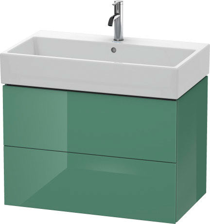 Duravit - L-Cube 30 7/8" Wall Mount Two Drawer Single Vanity Cabinet, Sink Sold Separately