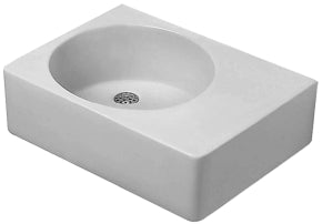 Duravit - Design Classics 24 1/4" Rectangular Wall Mounted Sink in White