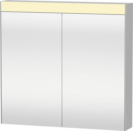 Duravit - Light & Mirror 31 7/8" x29 7/8" 1 Left 1 Right Hinge 2 Door LED Rectangular Medicine Cabinet