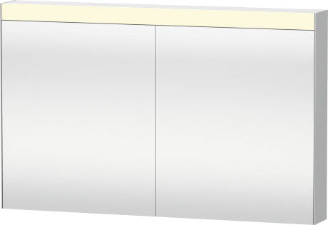 Duravit - Light & Mirror 47 5/8" x29 7/8" 1 Left 1 Right Hinge 2 Door LED Rectangular Medicine Cabinet