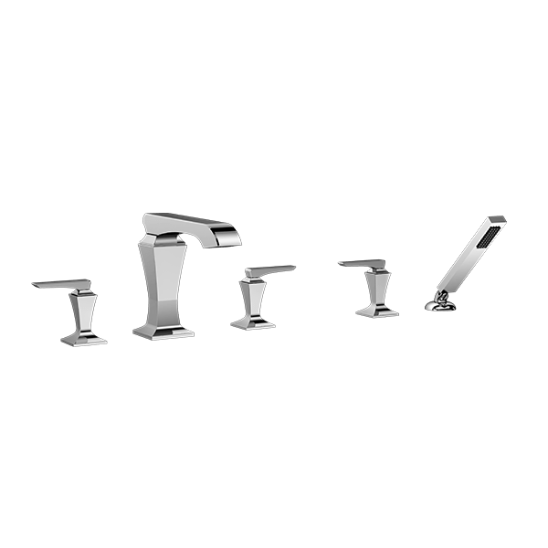 Santec - Katana Trim - Roman Tub Filler With Hand Shower