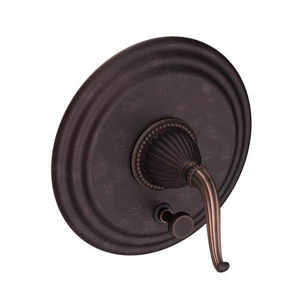 Newport Brass - Alexandria Balanced Pressure Tub & Shower Diverter Plate with Handle. Less Showerhead, arm and flange.