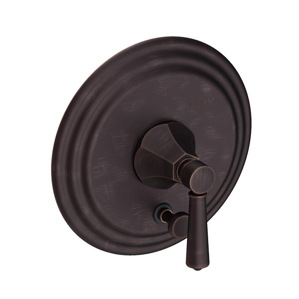 Newport Brass - Metropole Balanced Pressure Tub & Shower Diverter Plate with Handle. Less Showerhead, arm and flange.