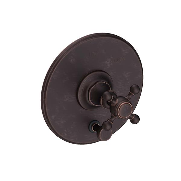 Newport Brass - Victoria Balanced Pressure Tub & Shower Diverter Plate with Handle. Less Showerhead, arm and flange.