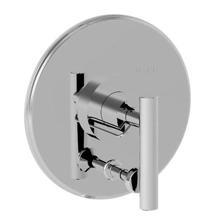 Newport Brass - East Linear Balanced Pressure Tub & Shower Diverter Plate with Handle. Less Showerhead, arm and flange.