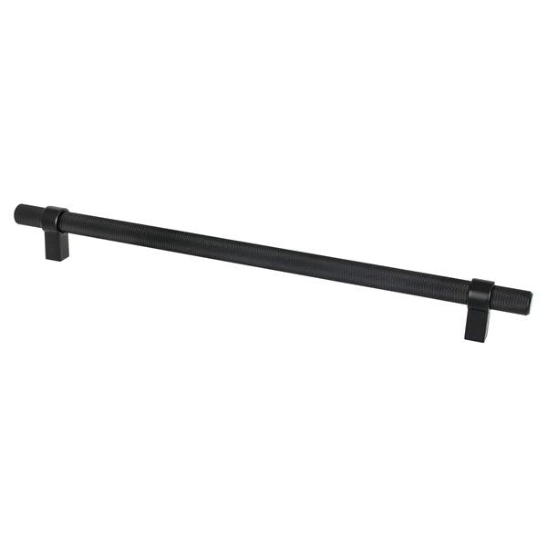 Berenson - Radial Reign 12 inch CC Matte Black Appliance Pull