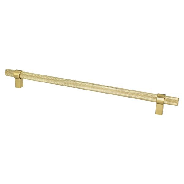Berenson - Radial Reign 12 inch CC Modern Brushed Gold Appliance Pull