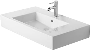 Duravit - Vero 33 1/2" Rectangular Wall Mounted Sink in White