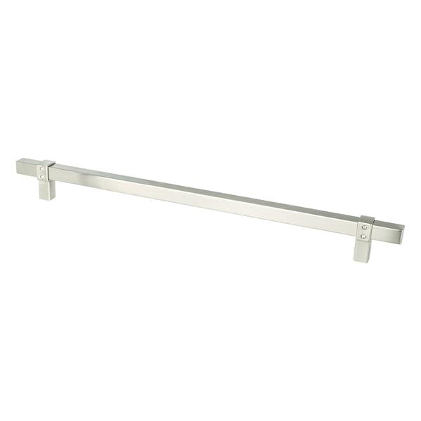 Berenson - Rivet Rebel 12 inch CC Brushed Nickel Appliance Pull