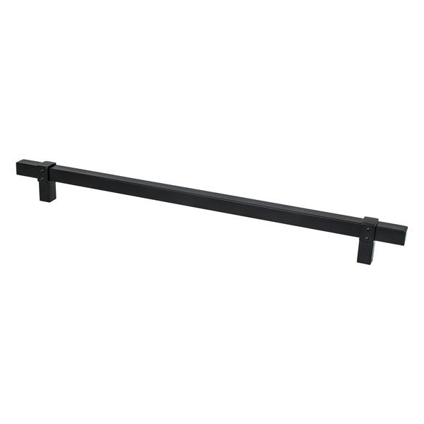 Berenson - Rivet Rebel 12 inch CC Matte Black Appliance Pull