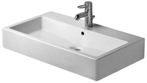 Duravit - Vero 31 1/2" Rectangular Wall Mounted Sink in White